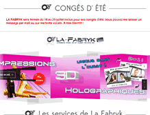 Tablet Screenshot of la-fabryk.com
